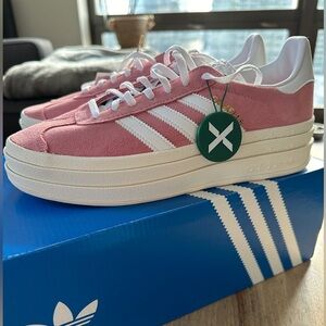 Adidas Gazelle Bold Shoes, Pink | Women’s Size 9